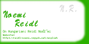 noemi reidl business card